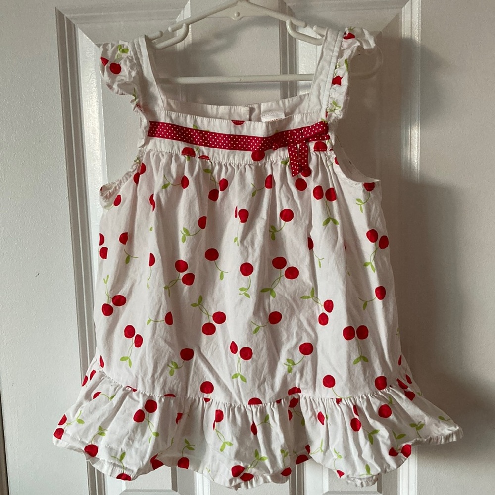 Girls Gymboree Very Cherry babydoll-style top in Sz 8